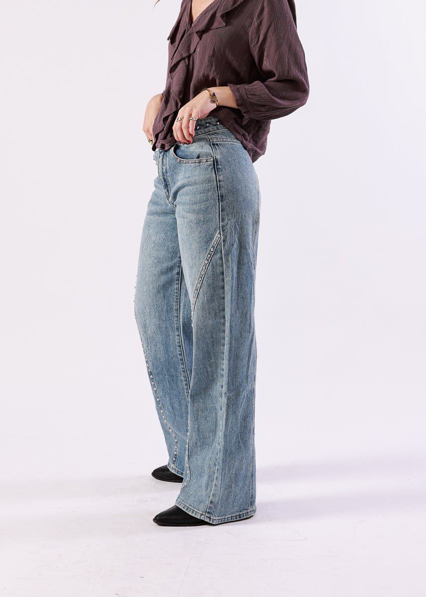Pantalón Tachuelas Meira - MOCCACHICA