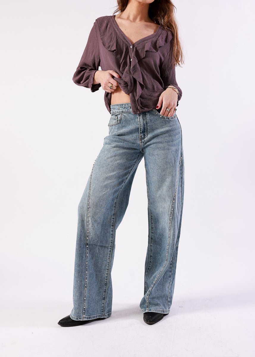 Pantalón Tachuelas Meira - MOCCACHICA