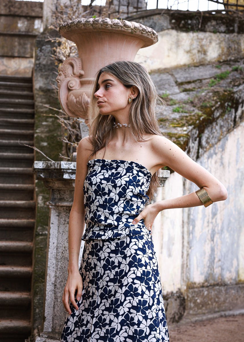 Top Isla Azul Marino - MOCCACHICA