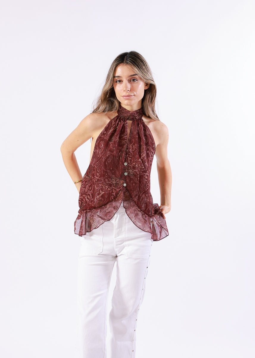 Top Nerida Morado Rosado - MOCCACHICA
