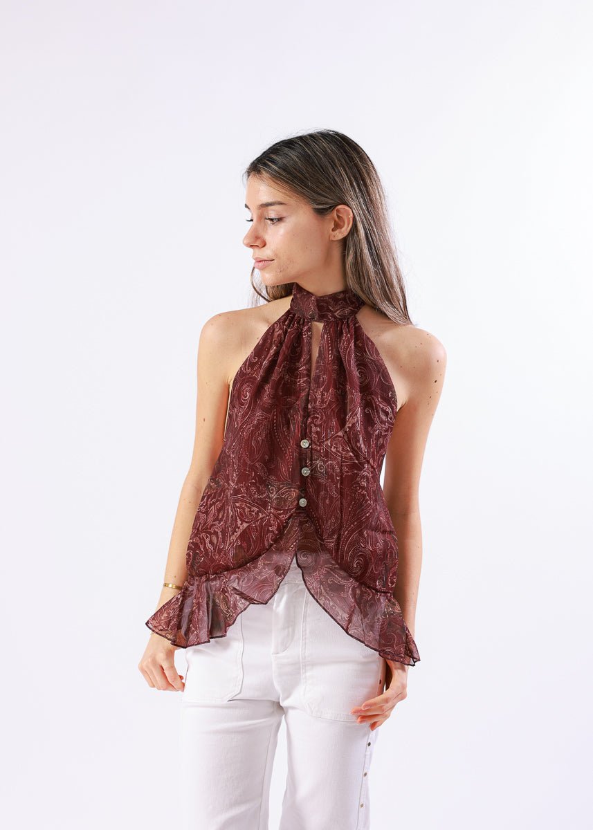 Top Nerida Morado Rosado - MOCCACHICA