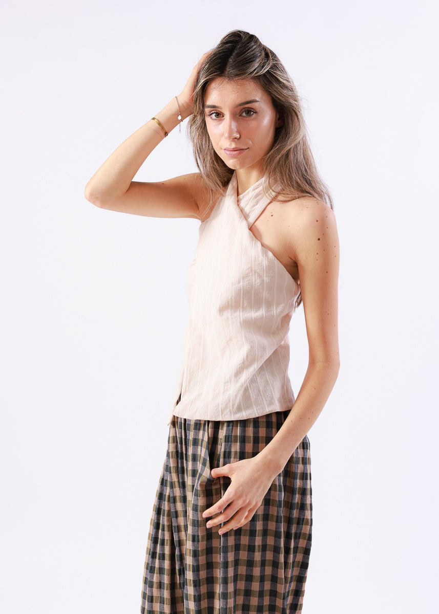 Top Petra Blanco Floral - MOCCACHICA