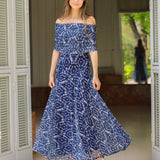Vestido Celina Azul Marino - MOCCACHICA