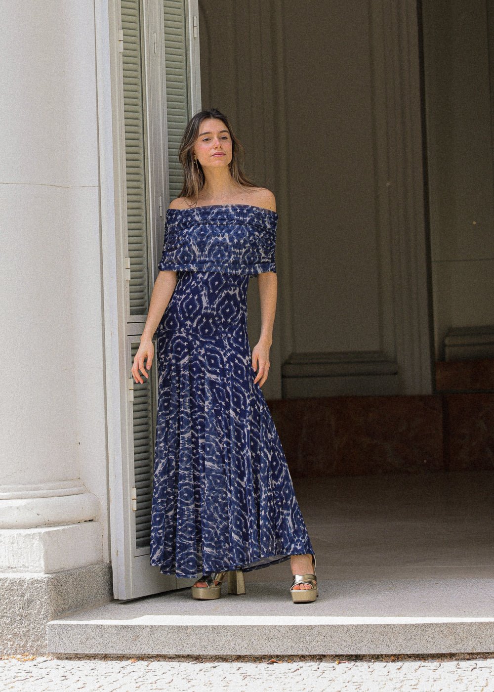 Vestido Celina Azul Marino - MOCCACHICA