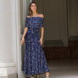 Vestido Celina Azul Marino - MOCCACHICA