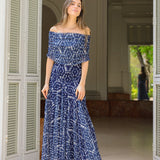Vestido Celina Azul Marino - MOCCACHICA
