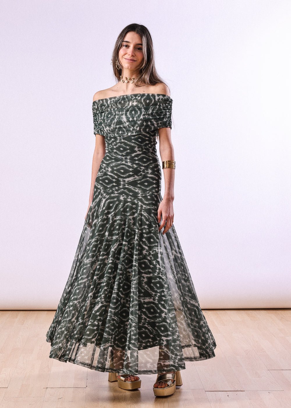 Vestido Celina Verde Oliva - MOCCACHICA