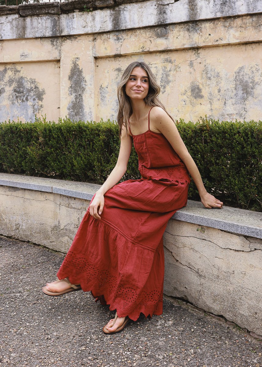 Vestido Laney Rojo - MOCCACHICA