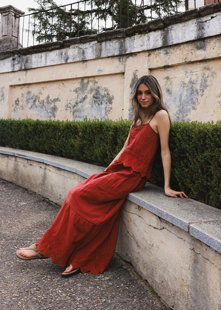 Vestido Laney Rojo - MOCCACHICA