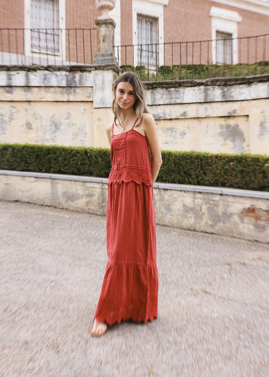 Vestido Laney Rojo - MOCCACHICA