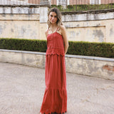 Vestido Laney Rojo - MOCCACHICA