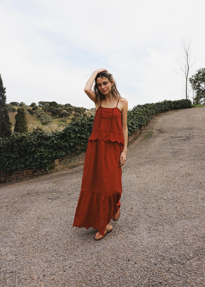 Vestido Laney Rojo - MOCCACHICA