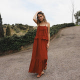 Vestido Laney Rojo - MOCCACHICA