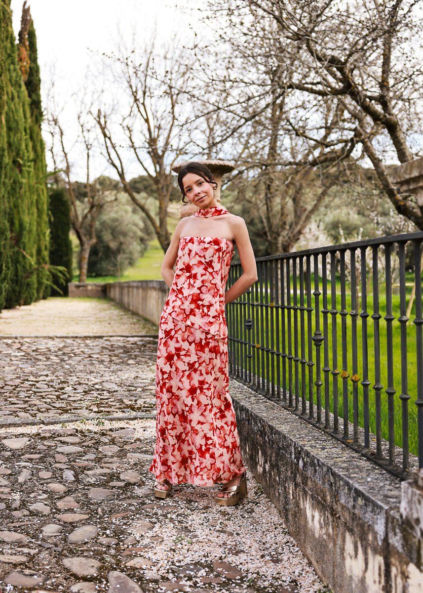 Vestido Lara Naranja - MOCCACHICA