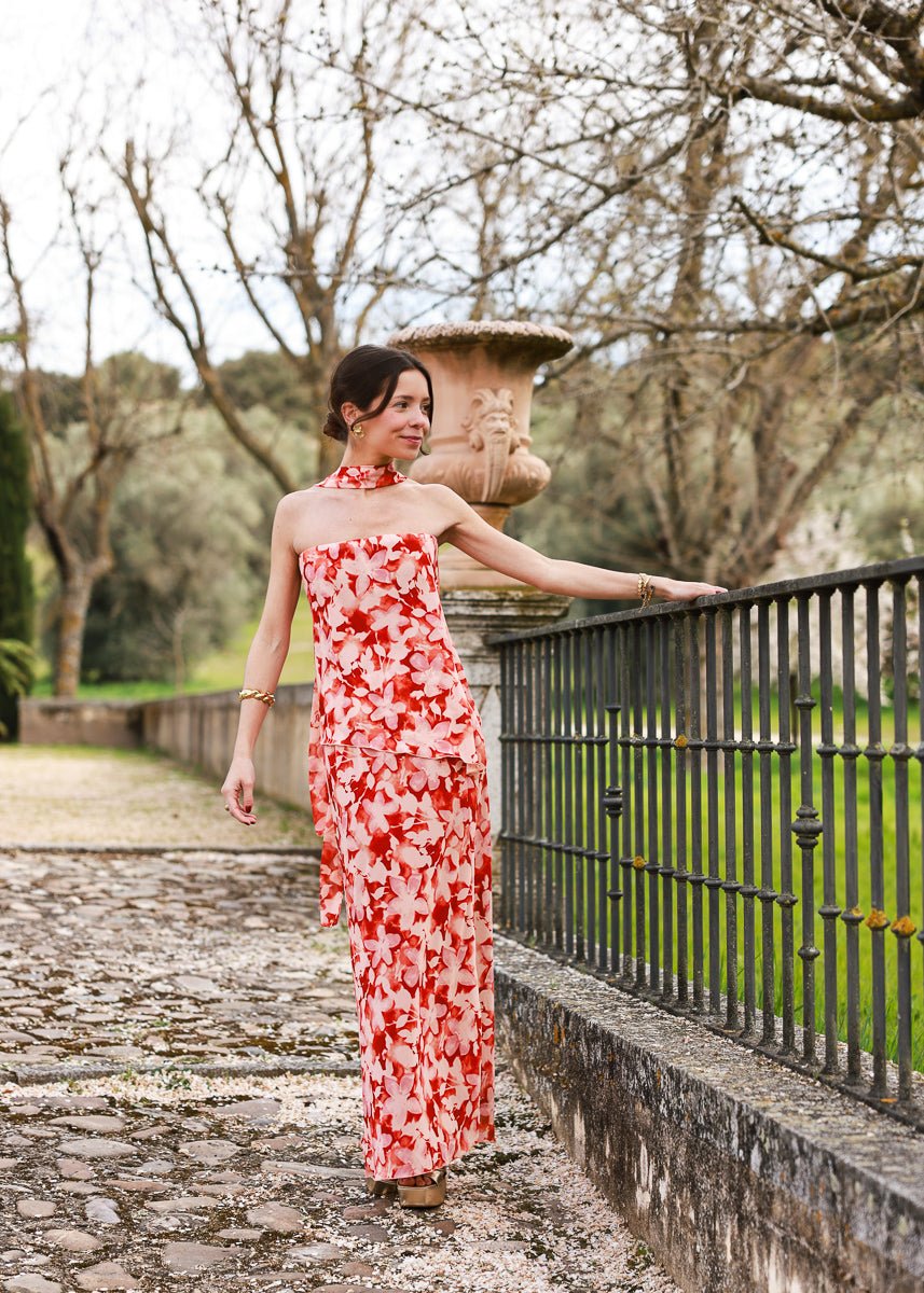 Vestido Lara Naranja - MOCCACHICA