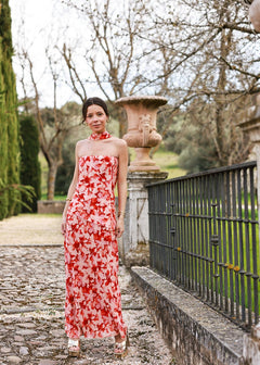 Vestido Lara Naranja - MOCCACHICA