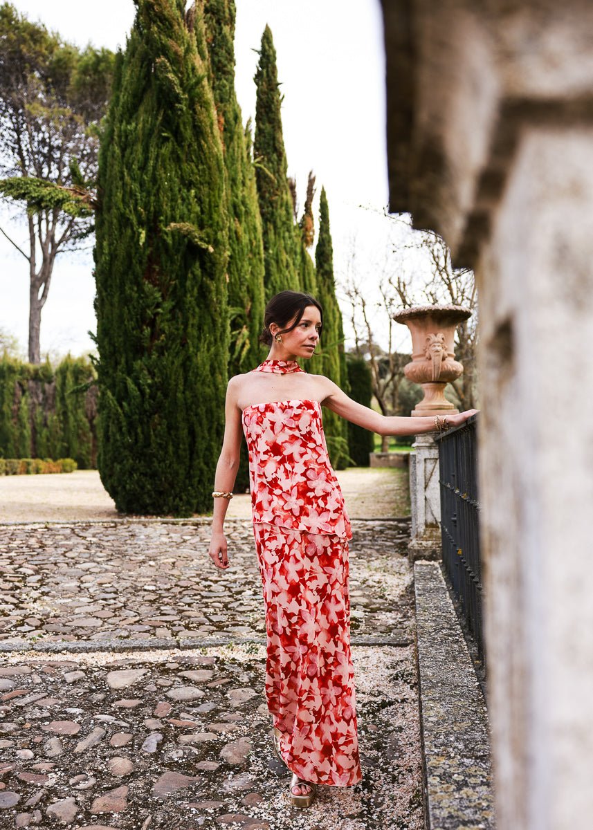 Vestido Lara Naranja - MOCCACHICA