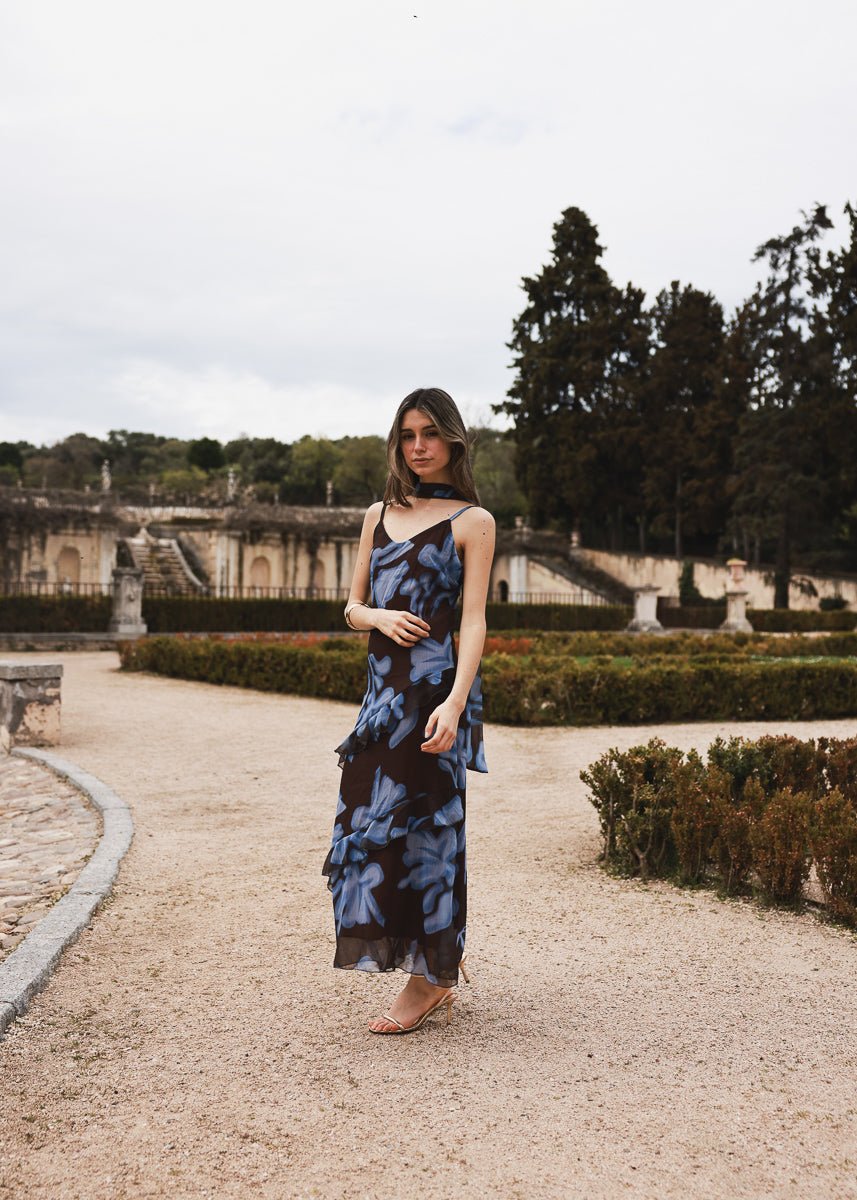 Vestido Sophia Marrón Oscuro - MOCCACHICA