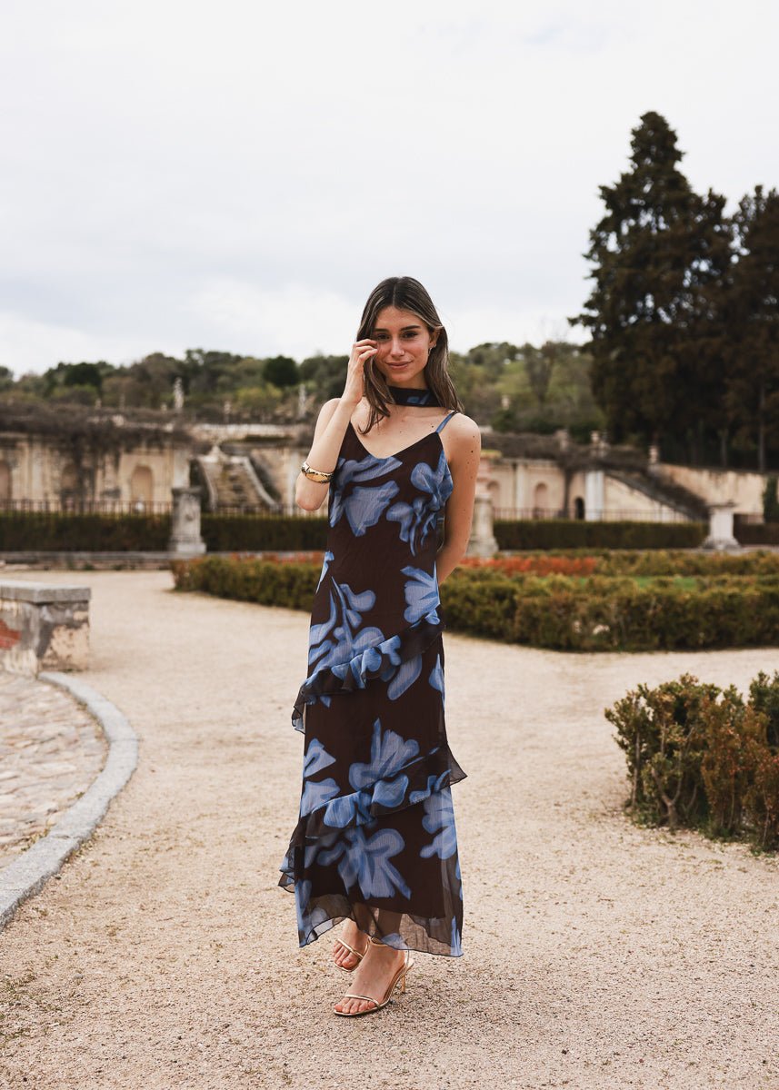 Vestido Sophia Marrón Oscuro - MOCCACHICA