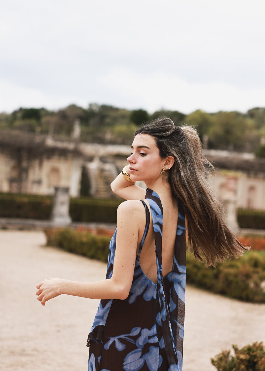 Vestido Sophia Marrón Oscuro - MOCCACHICA