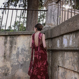 Vestido Sophia Rosado Oscuro - MOCCACHICA