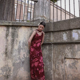 Vestido Sophia Rosado Oscuro - MOCCACHICA